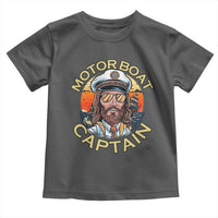 Funny Pontoon Boating Motor Boatin Lake Toddler T Shirt Motor Boat Captain - Wonder Print Shop