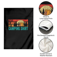Funny Camper Garden Flag This Is My Camping Shirt - Wonder Print Shop
