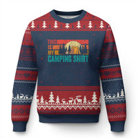 Funny Camper Ugly Christmas Sweater This Is My Camping Shirt - Wonder Print Shop