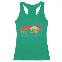 Funny Camper Racerback Tank Top This Is My Camping Shirt - Wonder Print Shop