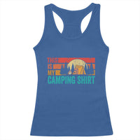 Funny Camper Racerback Tank Top This Is My Camping Shirt - Wonder Print Shop