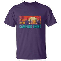 Funny Camper T Shirt This Is My Camping Shirt - Wonder Print Shop