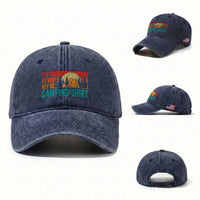 Funny Camper Washed Cotton Baseball Cap This Is My Camping Shirt