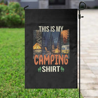 Funny Camper Glamper Garden Flag This Is My Camping Shirt - Wonder Print Shop