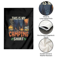 Funny Camper Glamper Garden Flag This Is My Camping Shirt - Wonder Print Shop