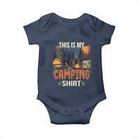 Funny Camper Glamper Baby Onesie This Is My Camping Shirt - Wonder Print Shop