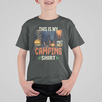 Funny Camper Glamper T Shirt For Kid This Is My Camping Shirt - Wonder Print Shop