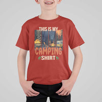 Funny Camper Glamper T Shirt For Kid This Is My Camping Shirt - Wonder Print Shop