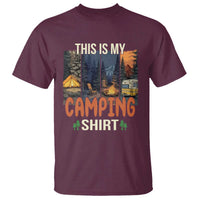 Funny Camper Glamper T Shirt This Is My Camping Shirt - Wonder Print Shop