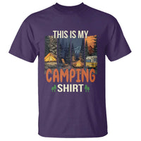 Funny Camper Glamper T Shirt This Is My Camping Shirt - Wonder Print Shop