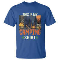 Funny Camper Glamper T Shirt This Is My Camping Shirt - Wonder Print Shop