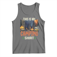 Funny Camper Glamper Tank Top This Is My Camping Shirt - Wonder Print Shop