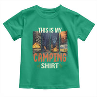 Funny Camper Glamper Toddler T Shirt This Is My Camping Shirt - Wonder Print Shop