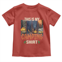 Funny Camper Glamper Toddler T Shirt This Is My Camping Shirt - Wonder Print Shop