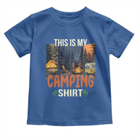Funny Camper Glamper Toddler T Shirt This Is My Camping Shirt - Wonder Print Shop