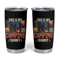 Funny Camper Glamper Tumbler Cup This Is My Camping Shirt - Wonder Print Shop