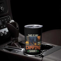 Funny Camper Glamper Tumbler Cup This Is My Camping Shirt - Wonder Print Shop