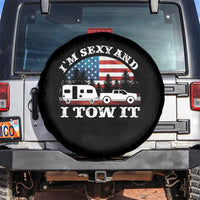 Funny Camping RV Camper Truck Spare Tire Cover I Am Sexy And I Tow It - Wonder Print Shop