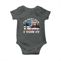 Funny Camping RV Camper Truck Baby Onesie I Am Sexy And I Tow It - Wonder Print Shop