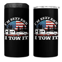 Funny Camping RV Camper Truck 4 in 1 Can Cooler Tumbler I Am Sexy And I Tow It - Wonder Print Shop