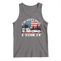 Funny Camping RV Camper Truck Tank Top I Am Sexy And I Tow It - Wonder Print Shop