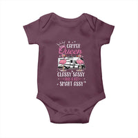 Funny Camping RV Baby Onesie Camper Queen Classy Sassy And A Bit Smart Assy - Wonder Print Shop
