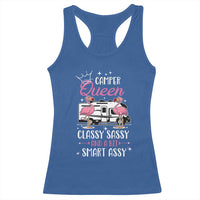 Funny Camping RV Racerback Tank Top Camper Queen Classy Sassy And A Bit Smart Assy - Wonder Print Shop