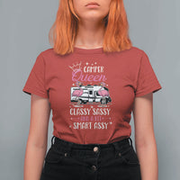 Funny Camping RV T Shirt For Women Camper Queen Classy Sassy And A Bit Smart Assy - Wonder Print Shop