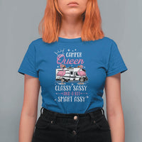 Funny Camping RV T Shirt For Women Camper Queen Classy Sassy And A Bit Smart Assy - Wonder Print Shop
