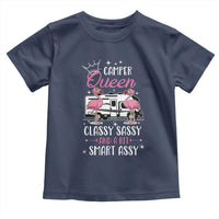 Funny Camping RV Toddler T Shirt Camper Queen Classy Sassy And A Bit Smart Assy - Wonder Print Shop