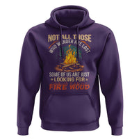 Funny Camping Hoodie Not All Those Who Wander Are Lost - Wonder Print Shop