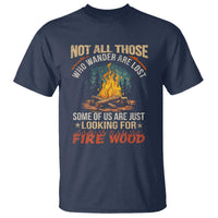 Funny Camping T Shirt Not All Those Who Wander Are Lost - Wonder Print Shop
