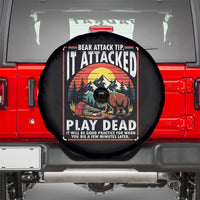 Funny Camping Hiking Sarcastic Spare Tire Cover Bear Attack Tip - Wonder Print Shop