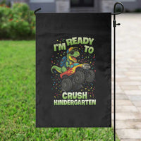 Back To School Boy Dinosaur Garden Flag I Am Ready To Crush Kindergarten - Wonder Print Shop