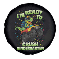 Back To School Boy Dinosaur Spare Tire Cover I Am Ready To Crush Kindergarten - Wonder Print Shop