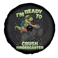 Back To School Boy Dinosaur Spare Tire Cover I Am Ready To Crush Kindergarten - Wonder Print Shop