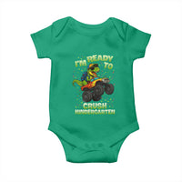 Back To School Boy Dinosaur Baby Onesie I Am Ready To Crush Kindergarten - Wonder Print Shop