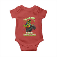 Back To School Boy Dinosaur Baby Onesie I Am Ready To Crush Kindergarten - Wonder Print Shop