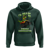 Back To School Boy Dinosaur Hoodie I Am Ready To Crush Kindergarten - Wonder Print Shop