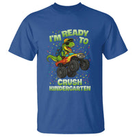Back To School Boy Dinosaur T Shirt I Am Ready To Crush Kindergarten - Wonder Print Shop
