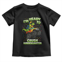 Back To School Boy Dinosaur Toddler T Shirt I Am Ready To Crush Kindergarten - Wonder Print Shop
