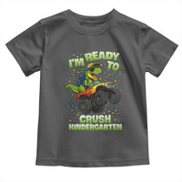 Back To School Boy Dinosaur Toddler T Shirt I Am Ready To Crush Kindergarten - Wonder Print Shop