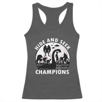Hide And Seek Champions Racerback Tank Top Funny Cryptid Cryptozoology - Wonder Print Shop