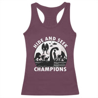 Hide And Seek Champions Racerback Tank Top Funny Cryptid Cryptozoology - Wonder Print Shop