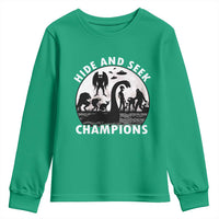 Hide And Seek Champions Youth Sweatshirt Funny Cryptid Cryptozoology - Wonder Print Shop