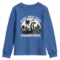 Hide And Seek Champions Youth Sweatshirt Funny Cryptid Cryptozoology - Wonder Print Shop