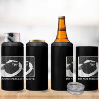 Do Not Perceive Me Funny Meme Cat Lover 4 in 1 Can Cooler Tumbler Funny Cat Sarcstic Meme