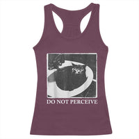 Do Not Perceive Me Funny Meme Cat Lover Racerback Tank Top Funny Cat Sarcstic Meme