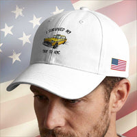 I Survived My Trip to NYC Baseball Cap Funny New York City Yellow Taxi Meme Gift