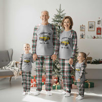 I Survived My Trip to NYC Plaid Pajama Set Funny New York City Yellow Taxi Meme Gift